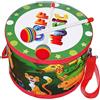 UPKOCH Tamburo Per Bambini Da 8 Pollici Con Strumenti A Percussione A Doppia Faccia A Forma Di Cartone Animato Per I Più Piccoli