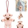HBSFBH Mucca Morbido Peluche, 15 cm Mucca Portachiavi In Peluche, Peluche Highland Cow, Running Cow Plush, Peluche Che Corre Cartoon, Bambola Da Vitello Che C0rre, P-eluche Vitello C0rsa, Regalo per Famiglia
