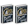 Bicycle Capitol Carte da Gioco Nere, Confezione da 12 Mazzi, Made in USA
