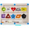 Uozonit Labirinto alfabetico Magnetico, Labirinto alfabetico Magnetico - Labirinto Magnetico per riconoscimento Colore,Giocattoli da Tavolo per Bambini, tavola di Legno Abbinata con