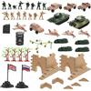 BESPORTBLE Modelli Militari Miniatura per Kit Soldatini e Veicoli da Guerra Resistente Decorazione per Giochi Ruolo e Collezione Compleanno e Decor Casa