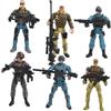 ERINGOGO Soldatini Militari Modelli Educativi per Ragazzo Ragazza Set 6 Pezzi in Plastica Mimetici con Braccia e Gambe Mobili Giocattoli Divertenti e Creativi