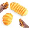 Anboor Squishies a forma di bruco e pane al burro, giocattolo per bambini, morbido pane, profumato, antistress, realistico, per cibo