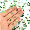 Lyreh 210pz Mini Foglie Verdi, Divertenti Foglie Miniatura in Resina, per Lavori Artigianali Piccole Autunnali in Resina Adatte per Riempire Vasi Decorazioni Micro Giardini Paesaggistici (6 Colori)