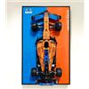 iCUANUTY Pannello da parete per Lego Technic Car F1 McLaren Formula 1 42141, compatibile con Lego Mclaren F1,45 x 74,9 cm, per montaggio a parete per auto Lego, solo parete