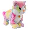 Smalody Giocattoli di Peluche, novità Controllo del Suono Gatto elettronico Giocattoli interattivi Animali Domestici elettronici Robot Gatto (colore, (occhi a LED multicolori))