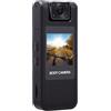 Denash Action Camera 4K con Schermo da 1,3 Pollici, Obiettivo Ruotabile a 180 Gradi e Morsetto Posteriore per Ciclismo, Sport, Vlogging, Trasmissione WiFi