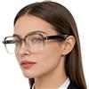 Generico Occhiali smart da uomo Occhiali con Protezione UV e Isolamento Acustico