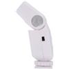Plyisty Luce Flash per Fotocamera Regolabile, Flash LED Ricaricabile, Fotocamera Compatto da 90 Gradi per Luce di Riempimento Video Fotografica in Streaming Live (WHITE)