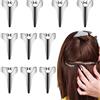 Sloane Anelli di separazione dei capelli - Kit per la riga dei capelli | Anelli di divisione dei capelli per la divisione dei capelli e l'estensione dei capelli, capelli arricciati