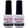 Warm Girl Professional 2PCS Galaxy Star Nail Art Glue for Foil Sticker Nail Transfer Tips Decorations Adhesive White 8ml by RY