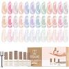 ROSALIND Smalto Gel Semipermanentes Magnetico 12PCS Cat Eye Gel Nail Polish