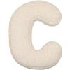 BLLMTEAR Cuscino a forma di lettera dell'alfabeto inglese, morbido peluche, decorativo, didattico, 38 cm x 30 cm, PP Cotton, throw pillow(C1)