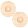 SWOOMEY Base in Legno per Lampada da Tavolo, Portalampada per Fai da Te, 2 Pezzi, Legno, Elegante e Poco Ingombrante per Feste e Matrimoni