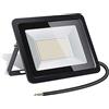 CTWUYOU Faretto LED da Esterno 50W Impermeabile IP68 Faretto da parete 3000K Bianca Calda Luce da Giardino Lighting Illuminazione da Esterno Luce di Sicurezza per Magazzino Cortile Stradale
