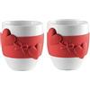 Guzzini - Love, Set 2 Tazzine Caffè - Rosso, Ø7 x h6 cm - 11490055
