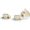 THUN Set 2 tazzine espresso e zuccheriera in porcellana Eolia