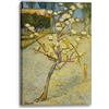 Printed Paintings Stampa su Tela con Telaio (40x60cm): Vincent Van Gogh - Albero di Pera Fiorito - Quadri Moderni