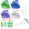 RANJIMA Gel cera candela making kit, gelatina cera candela fai da te materiale fatto a mano cristallo per la produzione di candele per gel profumato fai da te progetti (colorati)