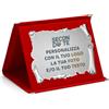 SECONDOTE Targa Personalizzata con Foto, Testo e Logo 20x15 cm