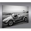 islandburner Quadro Moderno Race Car BW Macchina da Corsa d'Epoca Classica Oldie Stampa su Tela - Quadro x poltrone Salotto Cucina mobili Ufficio casa - Fotografica Formato XXL Quadri