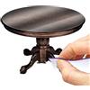 ANRO Pellicola protettiva per il tavolo, in PVC, trasparente, 2 mm, rotonda, bordo dritto, 90°, dimensioni: 120 cm.