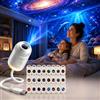 Generic Proiettore di Uce Notturna Olografica HD Smart 5D,Proiettore HD Galaxy e Oceano Regolabile a 360°, [Classe di Efficienza Nnergetica A++]