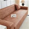 Generic Copridivano Vintage In Ecopelle, Copridivano Impermeabile Copridivano Elasticizzato Componibile Con Fondo Elastico, Protezione Per Mobili Per Animali Domestici In 1 P Tea brown 235x300cm/92.5x118.1in