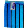Jumbo Asciugamano Maxi Telo Mare Extra Spugna Cimata Egiziana Lavorazione Jaquard 90x170cm Vari Colori (Righe Federico Azzurro)