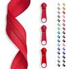 SLANTASTOFFE BRINGEN SIE UNSEREM STOFF L Slantastoffe 5 m Chiusura Lampo Infinita, Spirale 5 mm + 10 cursore/Cerniera 27 Colori, Merce al Metro