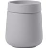 Zone Denmark Nova One - Contenitore in ceramica con coperchio, per riporre gli utensili da bagno come tamponi di cotone e tamponi di cotone, diametro 8,4 cm, altezza 10 cm, capacità 290 ml, colore