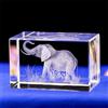 BOOFIRE Elefante regalo/cristallo inciso al laser 3D con di figura di elefante, incisione a forma di cubo in cristallo per compleanno, regalo di elefante per donne, ragazze, bambini, uomini