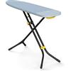 Joseph Joseph - Glide, asse da stiro con gambe compatte e poggiaferro a vapore integrato - Misura standard, colore: grigio/giallo