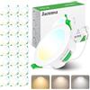 Jaenmsa Faretti LED da Incasso per Cartongesso 230V, 10W Foro Ø 95-105mm Faretti Incasso Cartongesso Ip44, Dimmerabile, Luce Calda 3000K Luce Neutra 4000K Luce Freddo 6500K, Set di 24