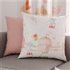 PETTI Artigiani Italiani - Coppia di Federe Cuscino 50x50 cm in Microfibra, Cuscini Arredo Camera da Letto, Divano, Salotto, Set 2 Fodere Copricuscino, Federa Mongolfiera Rosa, 100% Made in Italy