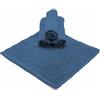 Osama Home SWEET HOME - Lavette Bagno 30x30, 4 Pezzi in Spugna di Cotone Certificato OEKO-TEX e Filati Riciclati, Set Asciugamani Bagno Multiuso Morbidi Assorbenti Validi anche come Panno Struccante Viso