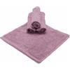 Osama Home SWEET HOME - Lavette Bagno 30x30, 4 Pezzi in Spugna di Cotone Certificato OEKO-TEX e Filati Riciclati, Set Asciugamani Bagno Multiuso Morbidi Assorbenti Validi anche come Panno Struccante Viso