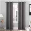 Sun Zero Cyrus Thermal - Coppia di tende oscuranti al 100%, 101,6 x 160 cm, colore: Grigio