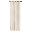 WOLTU Tende Oscuranti con Occhielli in Velluto, 140x225cm, Beige