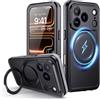 Lanhiem Cover per iPhone 17 Pro Max con Supporto IP68 Impermeabile Antiurto | Nero,Waterproof,360 Completa,Resistente,Protezione Dello Schermo,con Mag-Safe,Antipolvere,Militare,Integrale,Anti Urto,Rigida