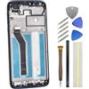 Double Sure LCD Screen for (154mm) Motorola Moto G7 Power XT1955 XT1955-4 Full Display Touch Digitizer Screen Replacement with Screen Frame Blue 6.2
