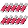 Yaxiny - 10 chiavette USB 2.0 Rosso 128MB