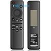 Satevol Telecomando di ricambio, BN59-01432A Telecomando solare con ricarica vocale per Smart TV, Universale per telecomandi TV LED Smart 4K HD TV Nero