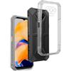REY Cover in Gel TPU Trasparente per ULEFONE Armor X13, Ultra Sottile 0,33 mm, Morbido Flessibile, Custodia Silicone