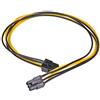 AKYGA AK-CA-49 2X PCI-E 6 Pin Femmina Adapter Cavo di Alimentazione 40cm