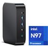 NENCHIN Intel NUC 14, per ASUS NUC 14 NUC14MNK Essential Mini PC, CPU N97, 16GB RAM, 512GB SSD, Win 11 Pro, Wi-Fi 6E, BT 5.3, Desktop professionale per istruzione, ufficio, digital signage & Edge Computing