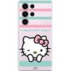 Personalaizer Custodia compatibile con Samsung Galaxy S23 Ultra - Hello Kitty Club occhiolino