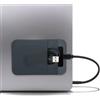 MyGadget Custodia per Hard Disk SSD Esterno | Borsa Adesiva per Laptop - SanDisk Portable | Samsung | Toshiba | Magic Mouse | Cavo USB, ecc. - Case Autoadesiva - Grigio