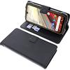 foto-kontor Custodia a libro compatibile con Cubot Kingkong 6 cover di colore nero