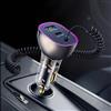 ANKEWAY Caricabatterie Auto USB C, 90W Veloce Caricatore auto 3 porte PD3.0 & QC3.0 con 1.5M[ Mantieni l'ordine ]Cavo a Spirale di Tipo C Super Veloce, Accendisigari per iPhone 15, Samsung S24, Macbook,ecc.